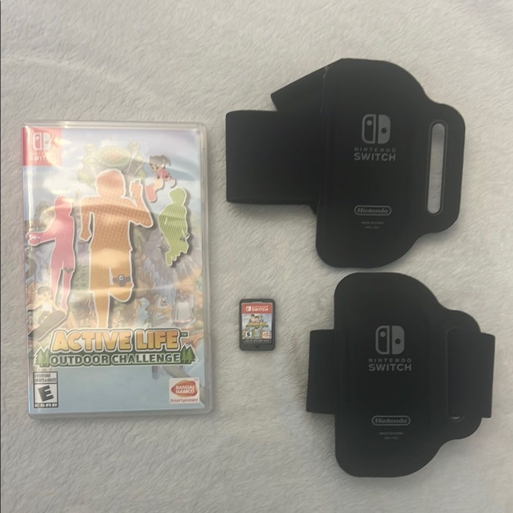 Nintendo Active Life Outdoor Challenge Red Pink Video Game - Picture 2 of 8